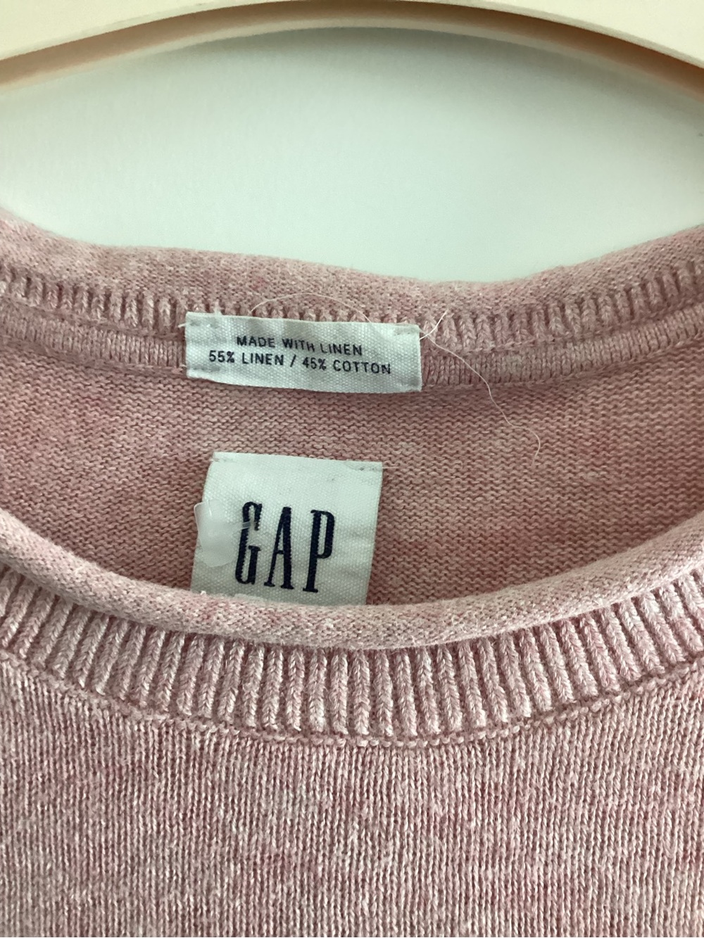 GAP linen/cotton women’s Soft Crewneck Sweater - Picture 2 of 3